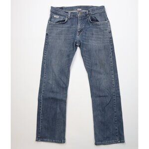 Tyndale FRMC Mens 32x32 Distressed Fire Flame Resistant Bootcut Denim Jeans USA